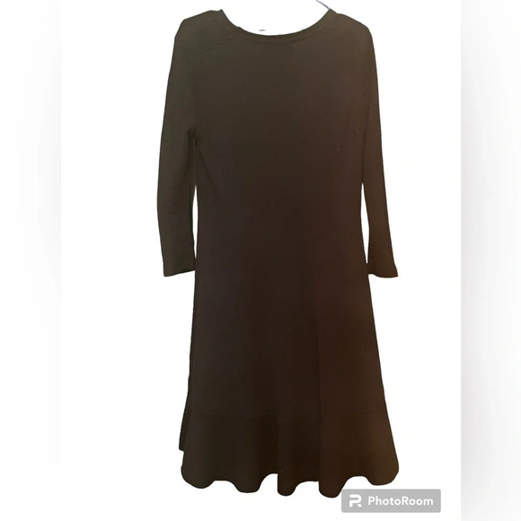 Black Ivanka Trump dress with gold zippers on shoulders (no tags). - Picture 6 of 6